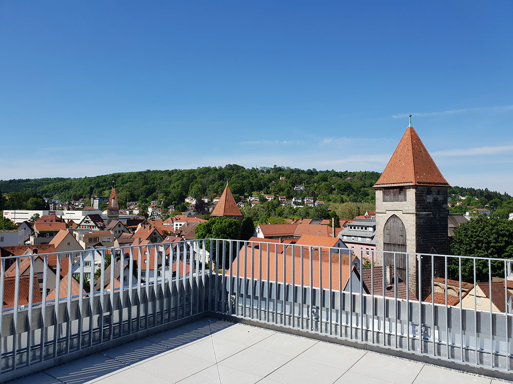 student rooms with community terrace in Schwäbisch Gmünd student rooms with community terrace in Schwäbisch Gmünd